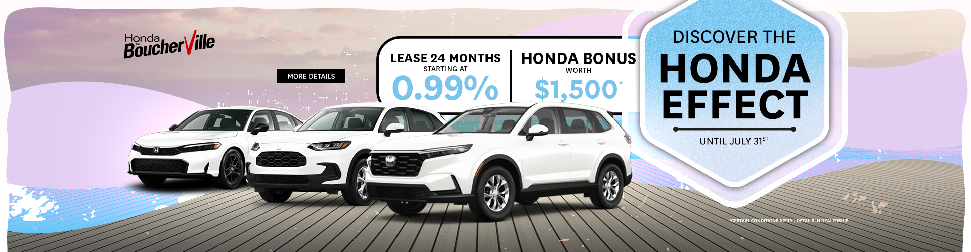 DISCOVER THE HONDA EFFECT !