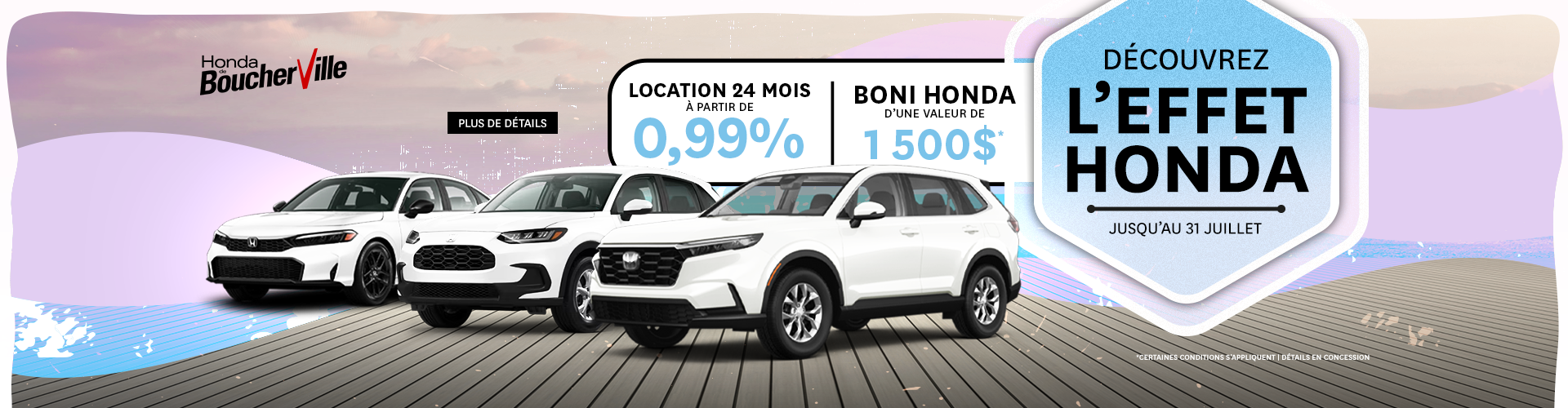 DÉCOUVREZ L'EFFET HONDA !