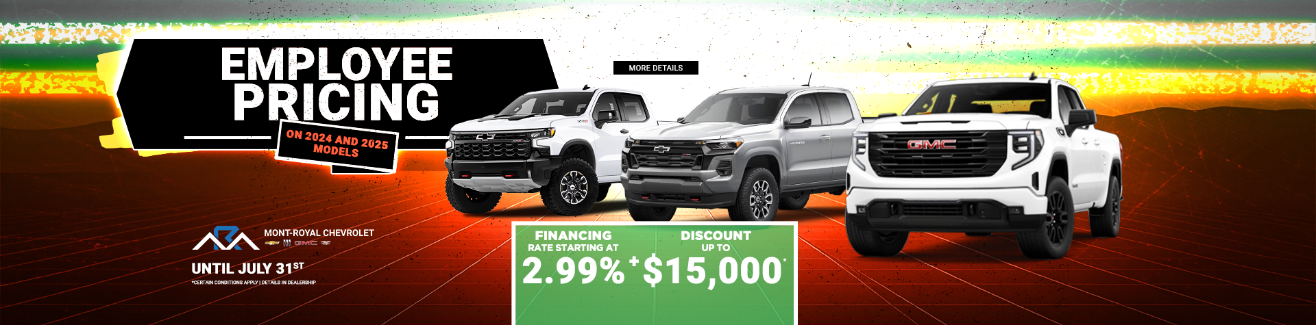 EMPLOYEE PRICE EVENT!