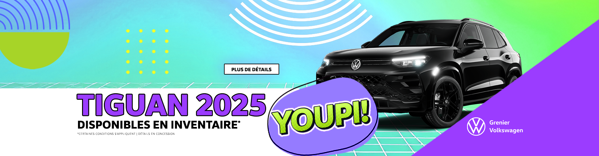 ROULEZ EN TIGUAN 2025 !