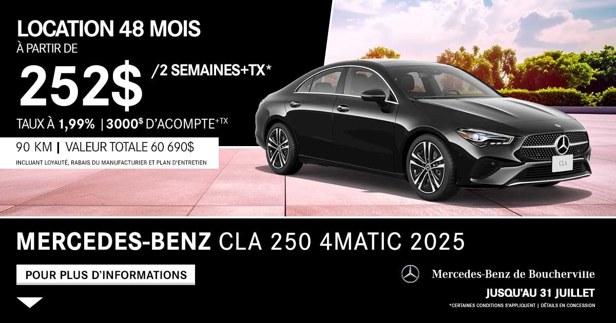 CLA 250 4MATIC 2025