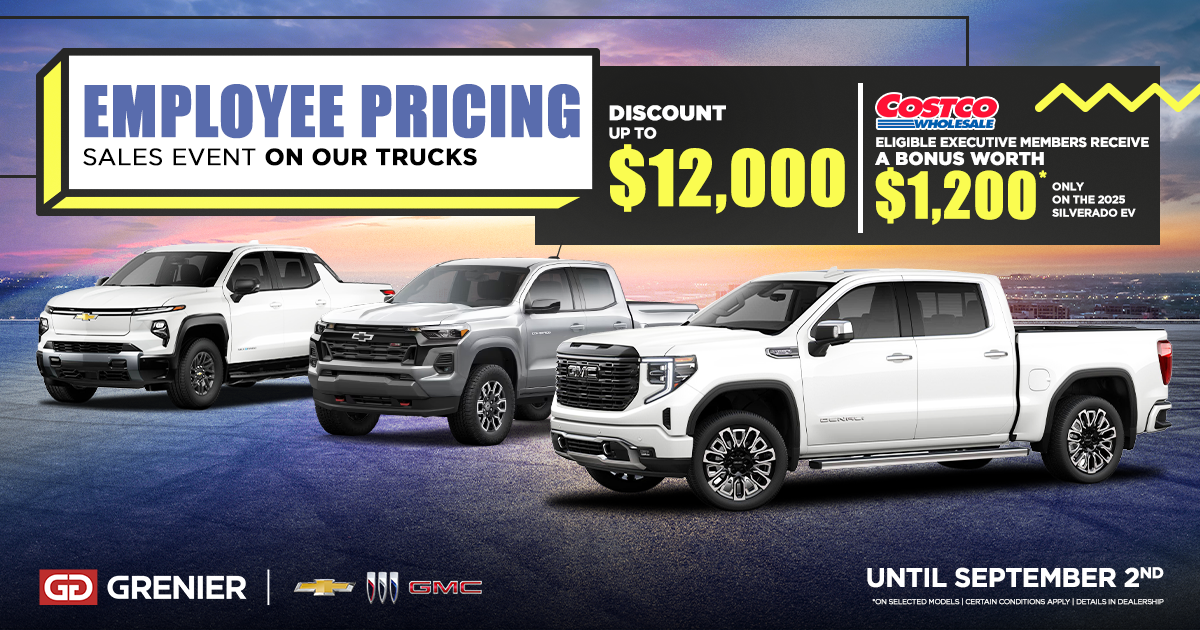 EMPLOYEE PRICING EVENT!