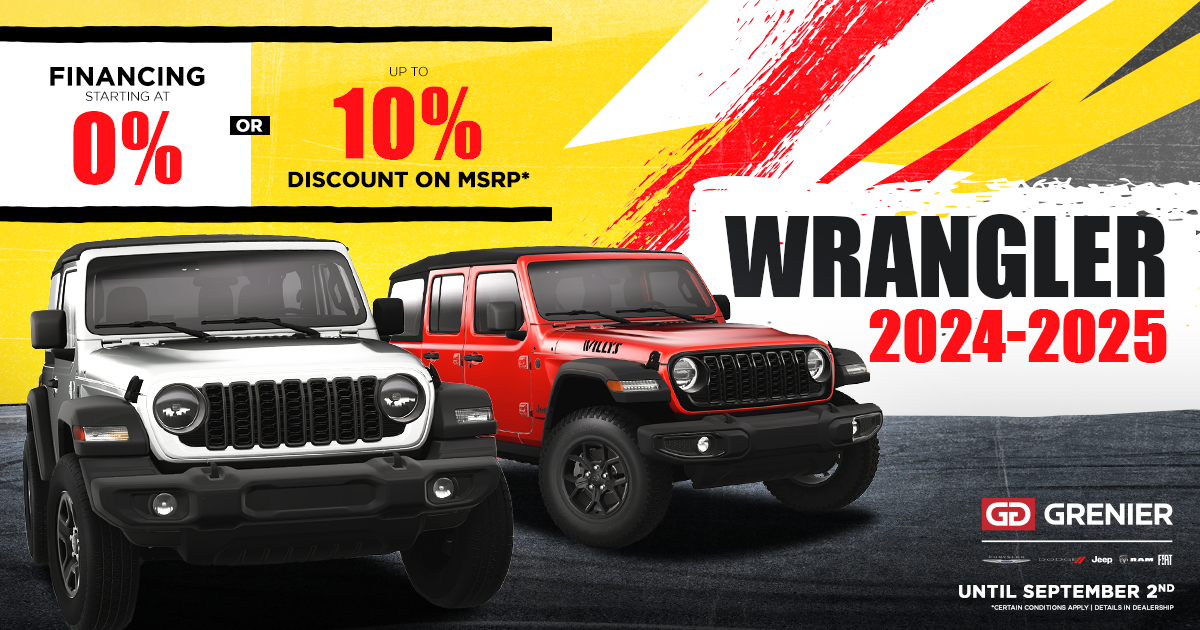 AVAILABLE WRANGLER !