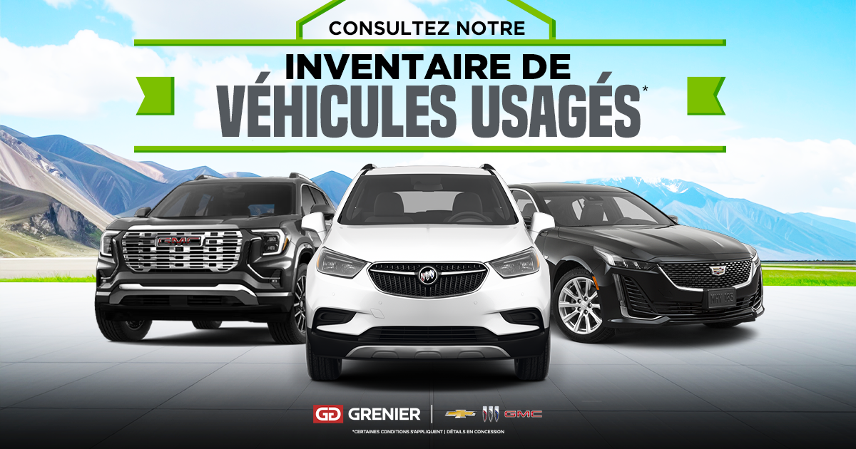 CONSULTEZ NOTRE INVENTAIRE USAGÉS !
