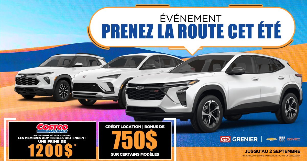 ÉVÉNEMENT PRENEZ LA ROUTE CET ÉTÉ !