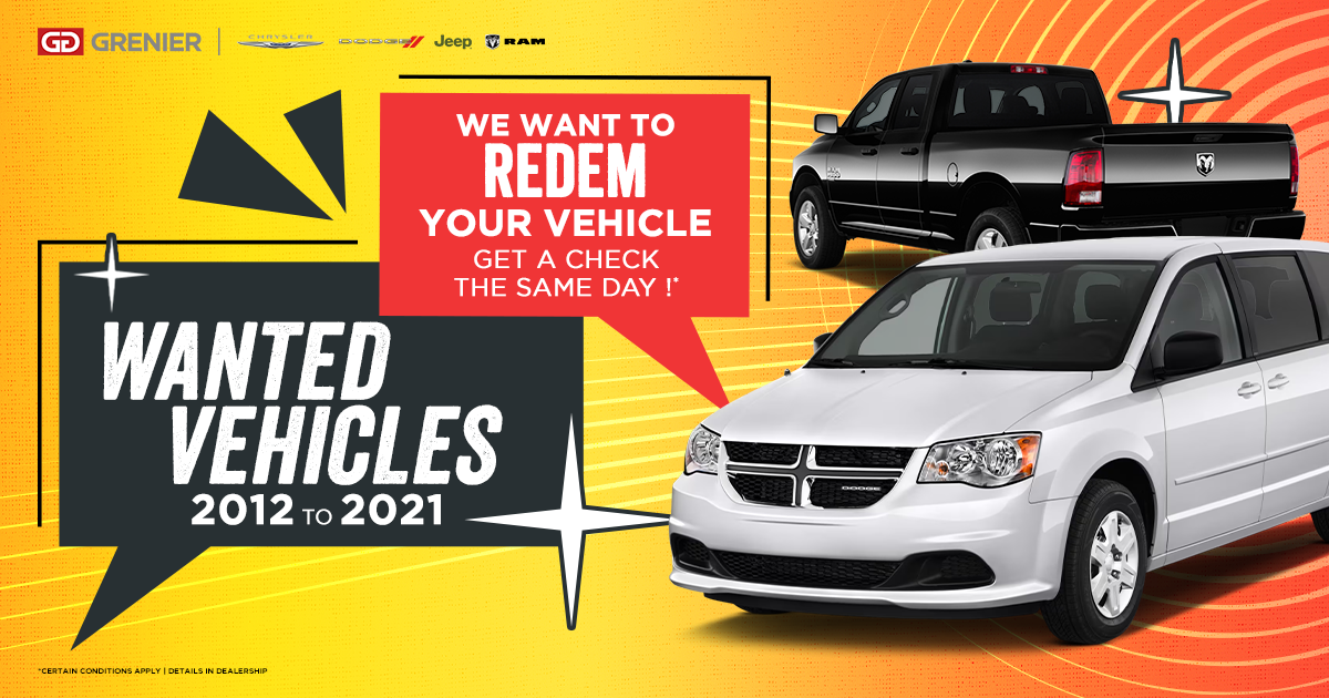 WANTED VEHICLES !