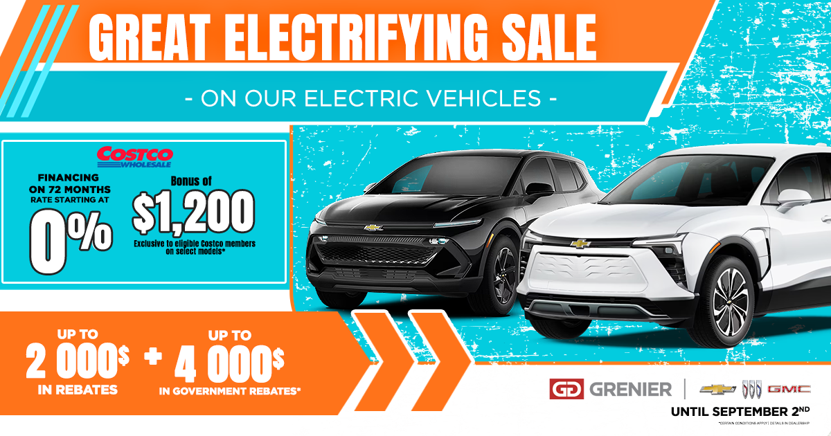 GREAT ELECTRIFYING SALE