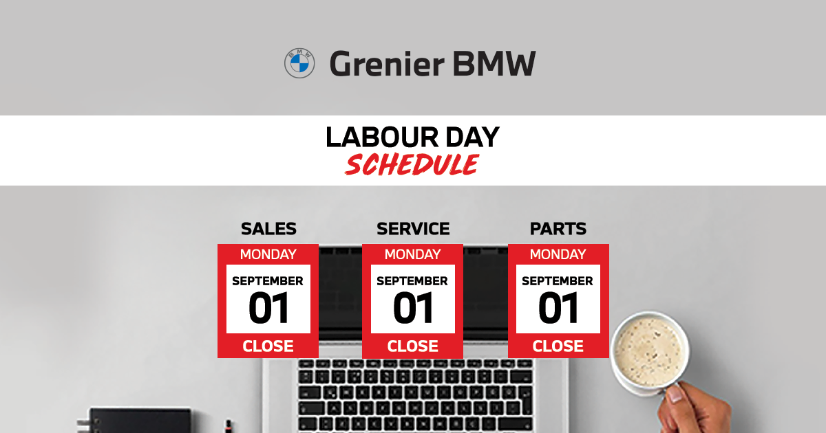 LABOUR DAY SCHEDULE