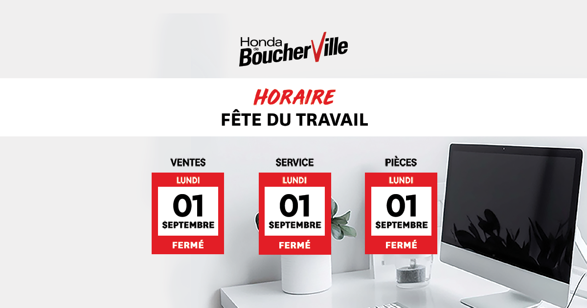 HORAIRE FÊTE DU TRAVAIL