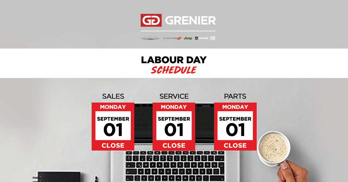 LABOUR DAY SCHEDULE