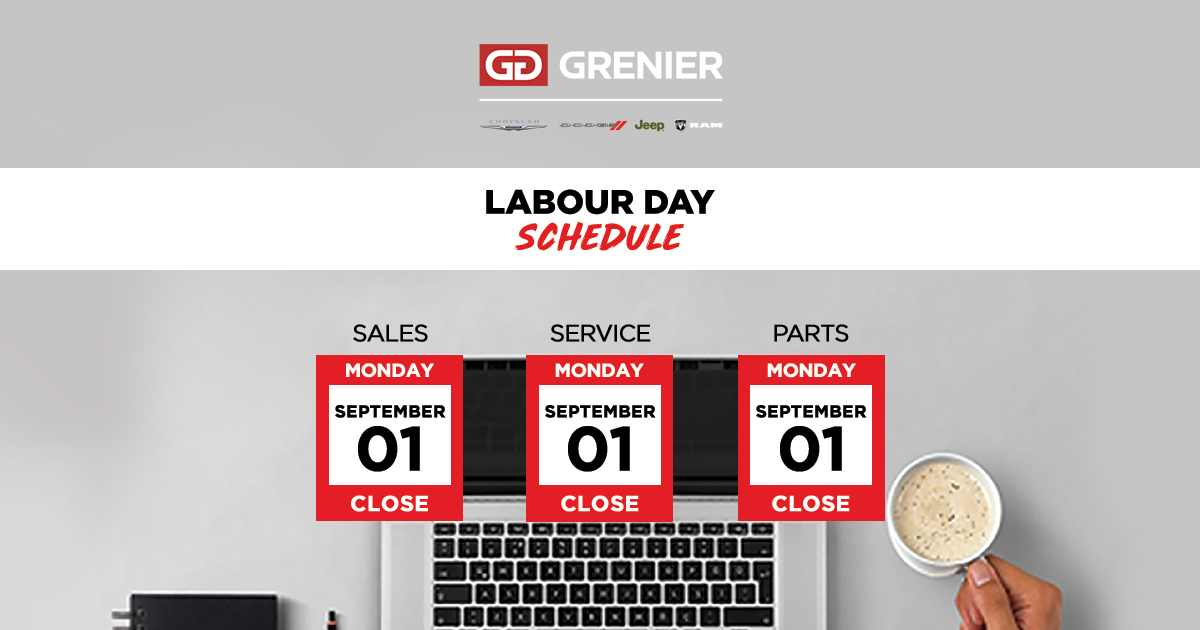 LABOUR DAY SCHEDULE