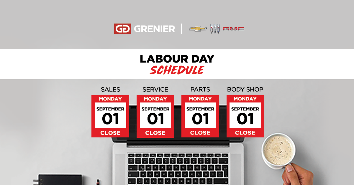 LABOUR DAY SCHEDULE
