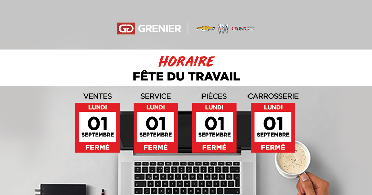 HORAIRE FÊTE DU TRAVAIL