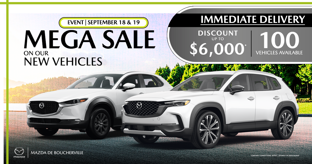MEGA SALE ON OUR NEW VEHICLES !