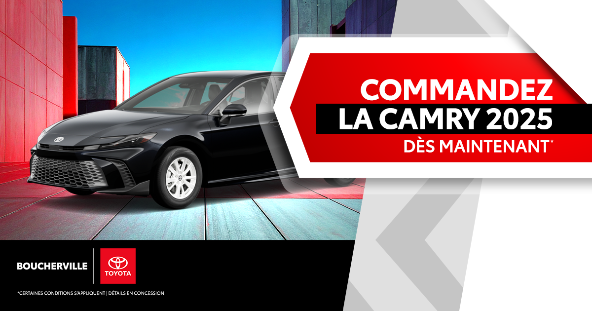 COMMANDEZ LA CAMRY 2025 !