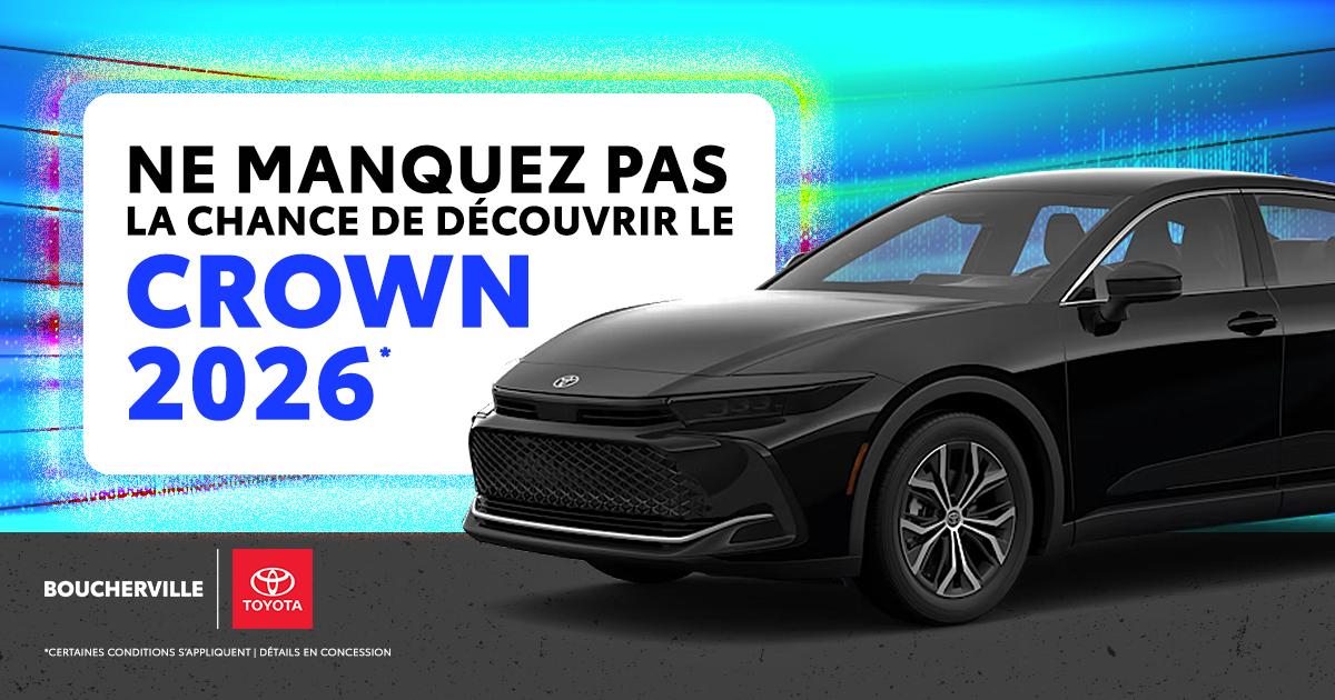 DÉCOUVREZ LE CROWN 2026 !