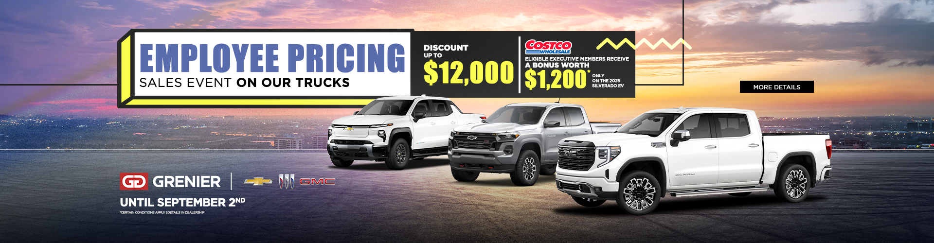 EMPLOYEE PRICING EVENT!