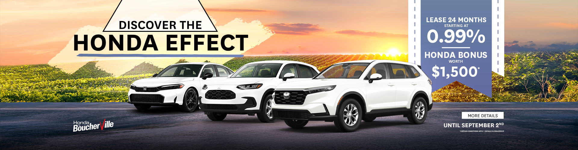 DISCOVER THE HONDA EFFECT !