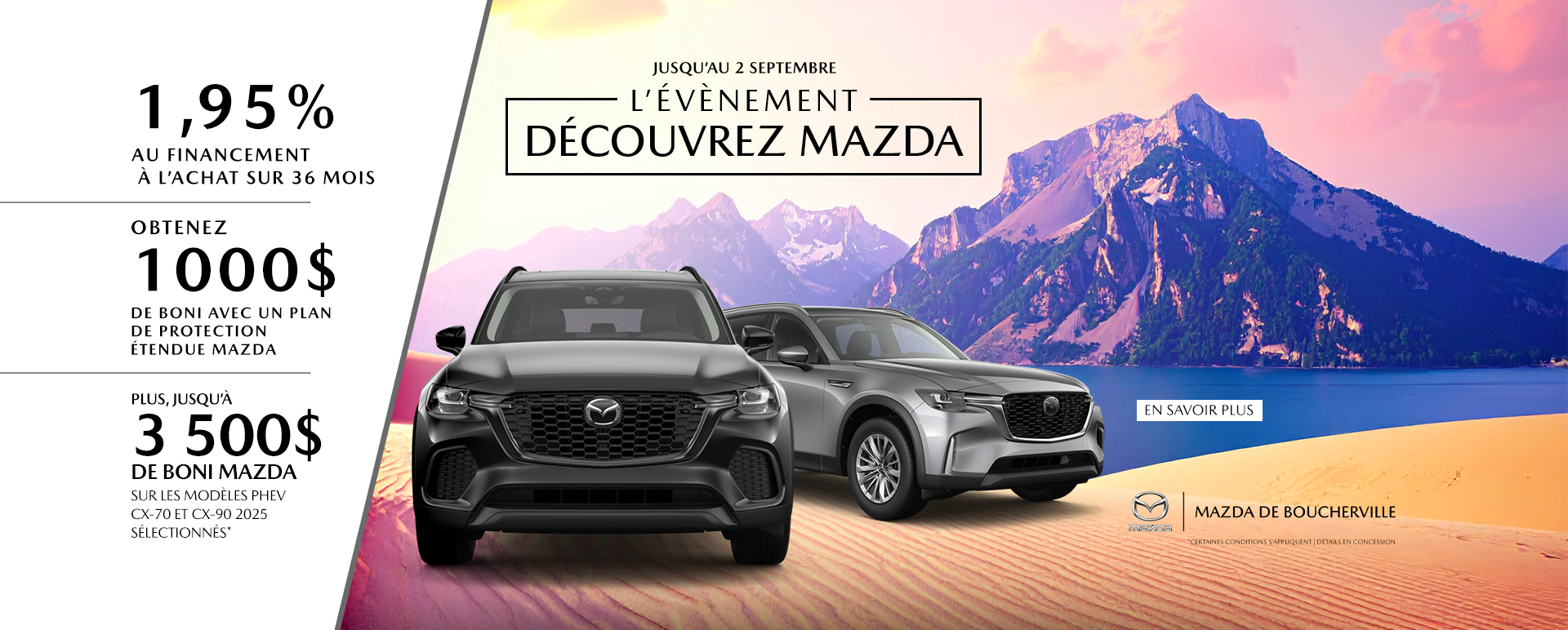 L'ÉVÉNEMENT DÉCOUVREZ MAZDA !