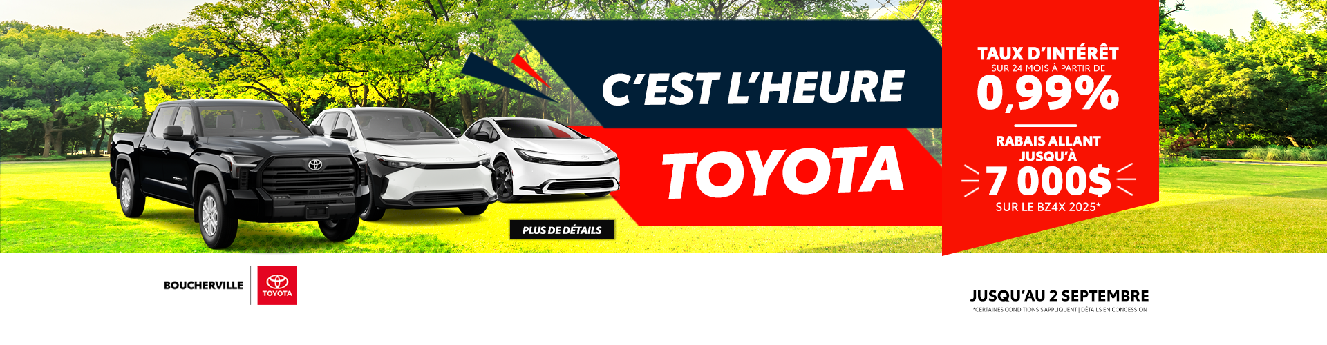 VENTE C'EST L'HEURE TOYOTA !