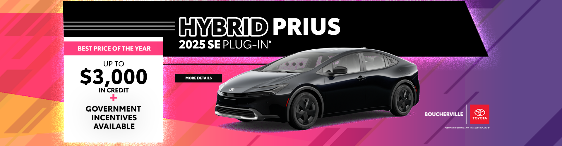 PRIUS HYBRIDE BRANCHABLE SE 2025!