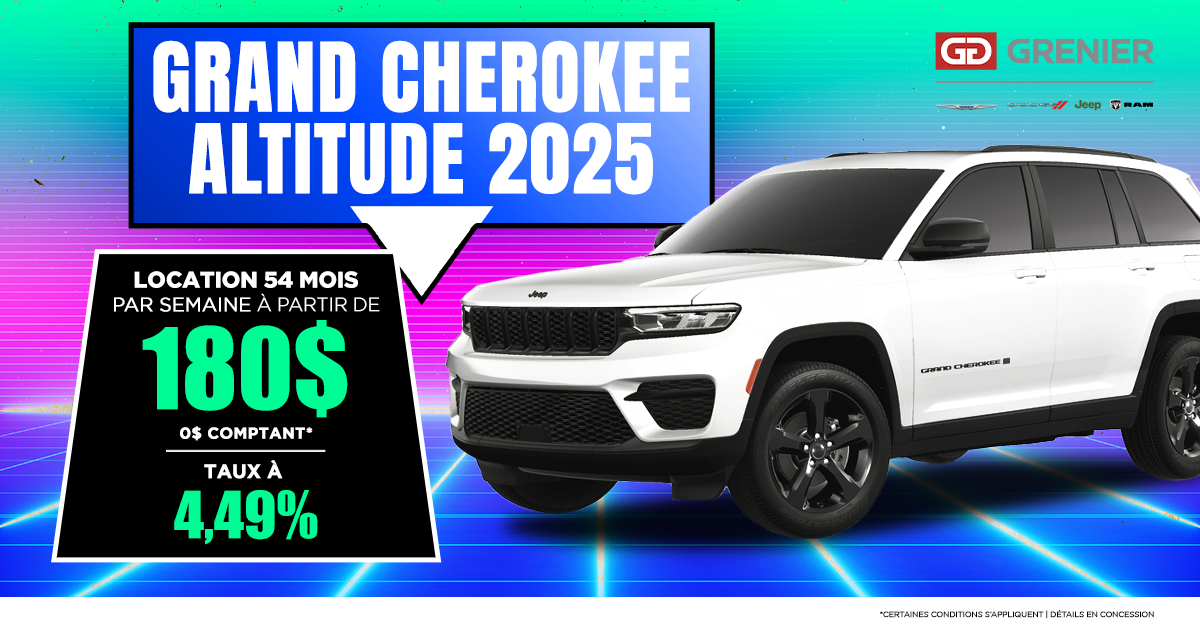 JEEP GRAND CHEROKEE ALTITUDE 2025 !