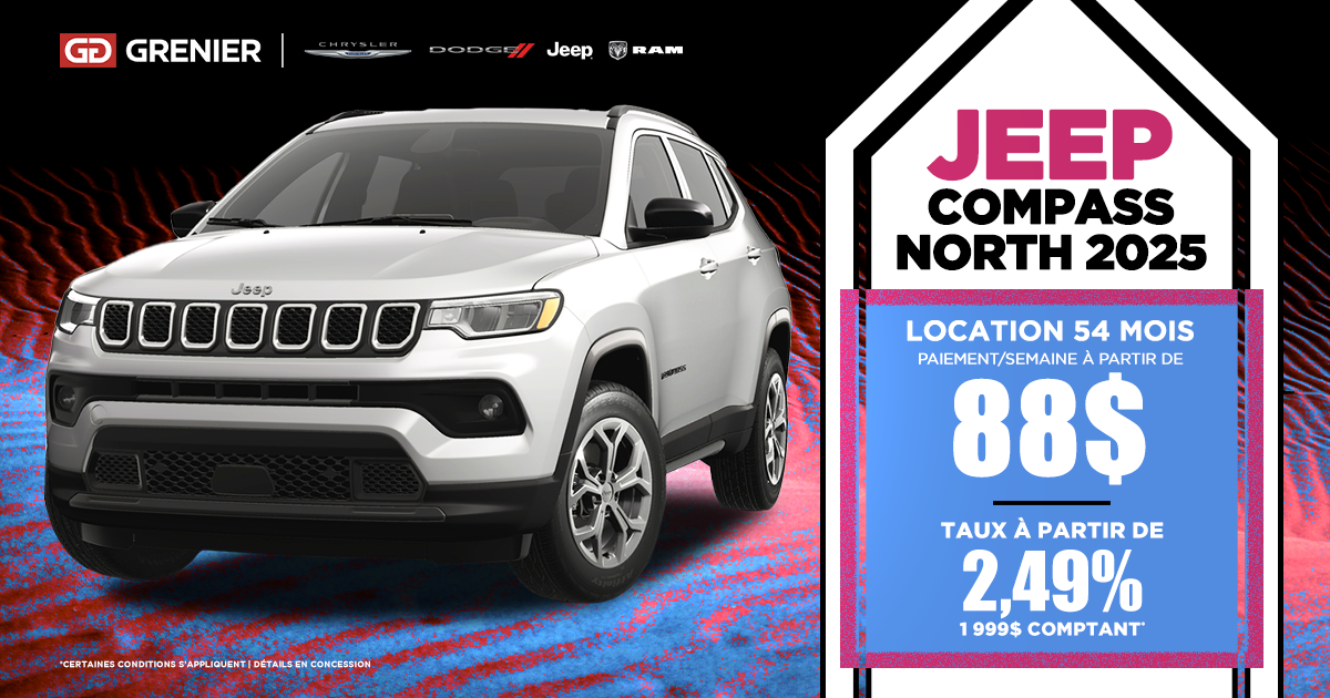 JEEP COMPASS NORTH 2025 !