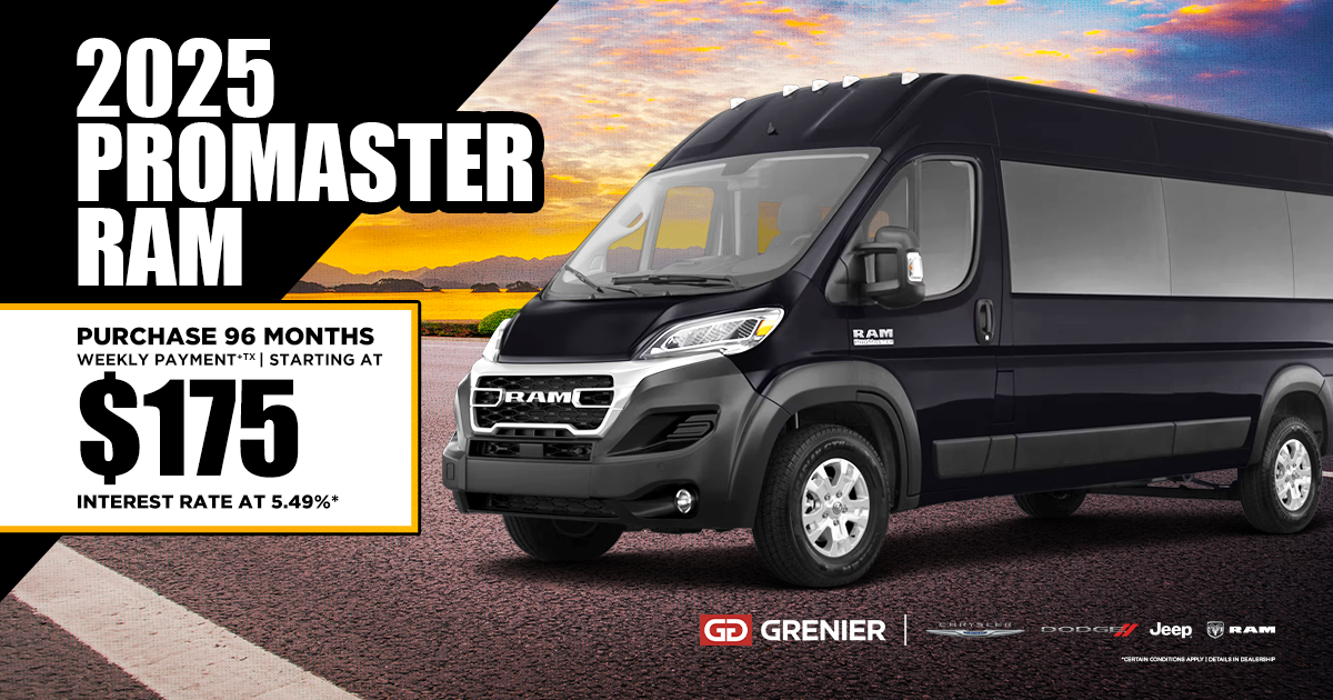 2025 RAM PROMASTER !