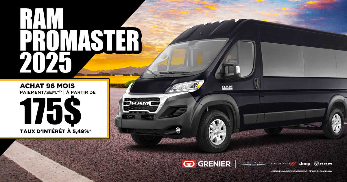 RAM PROMASTER 2025 !
