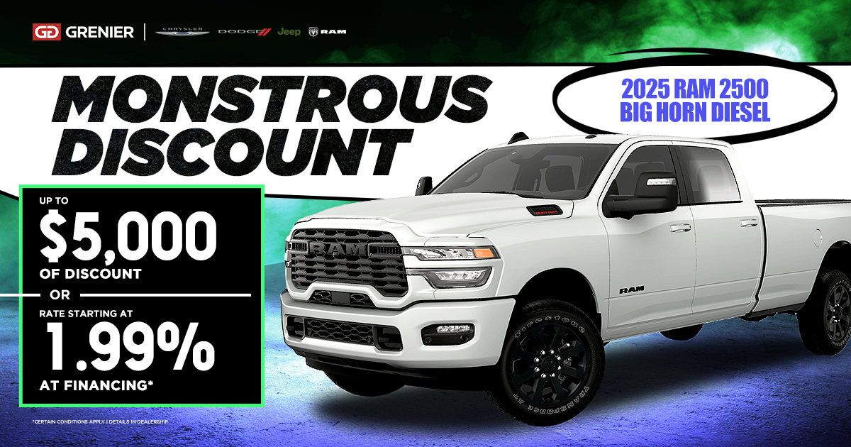 MONSTROUS DISCOUNTS !