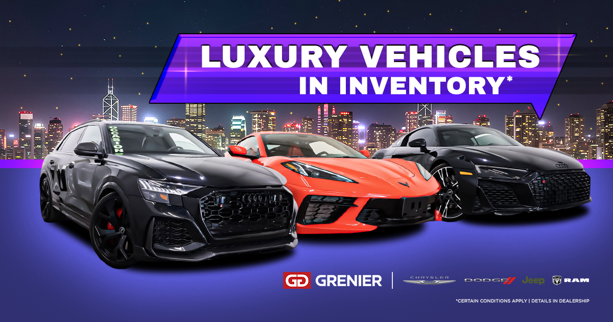 OUR LUXURY VEHICLES !