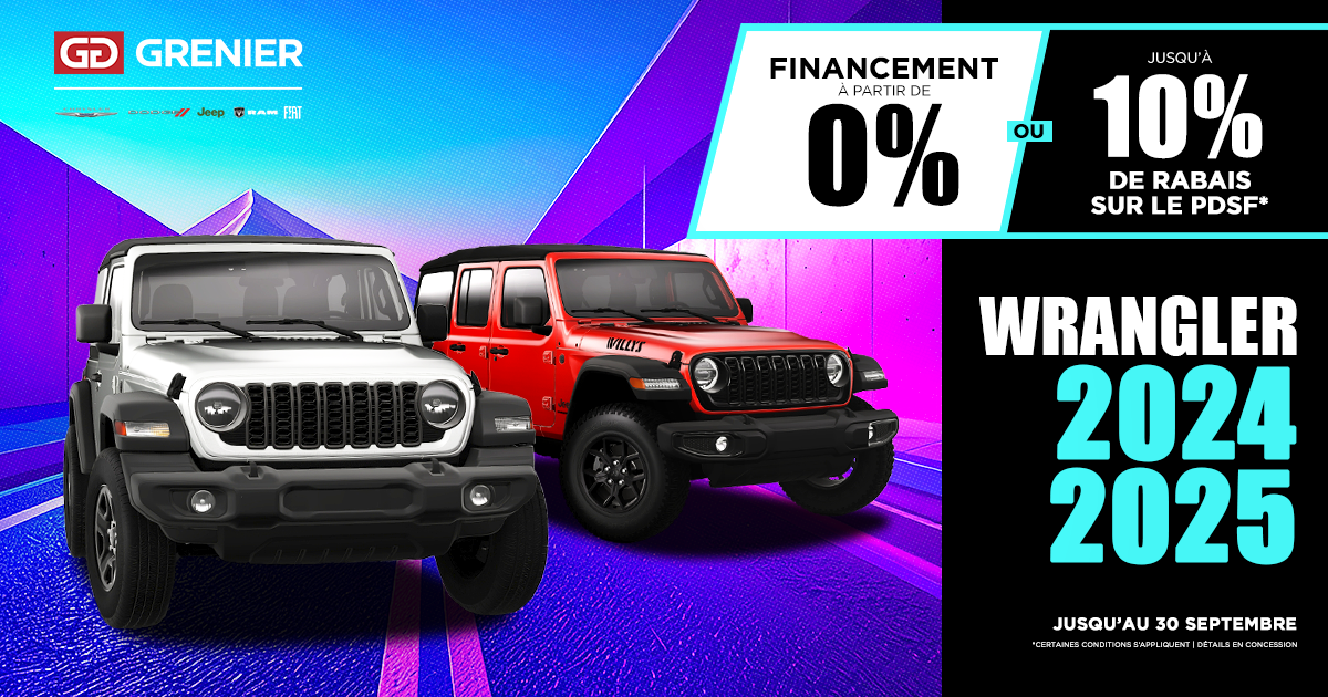 WRANGLER DISPONIBLES !
