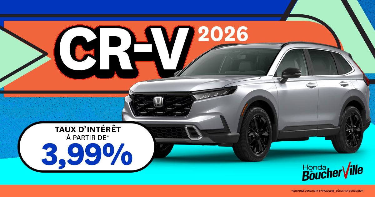 CR-V 2026 DISPONIBLES !