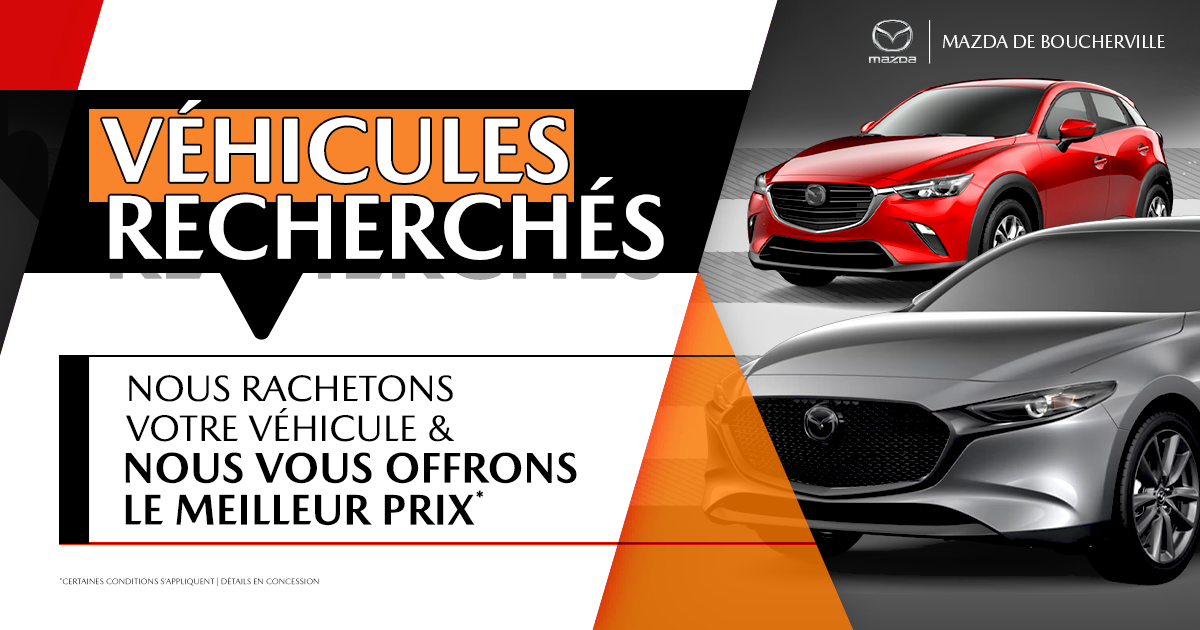 VÉHICULES RECHERCHÉS !
