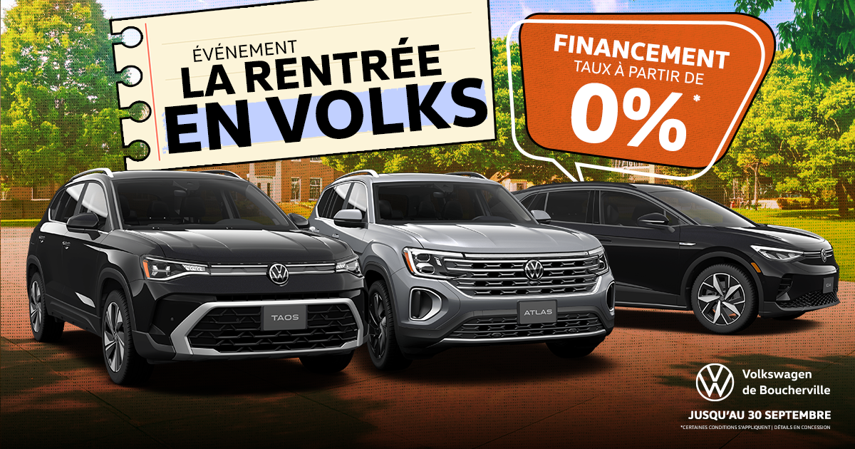 ÉVÉNEMENT LA RENTRÉE EN VOLKS !
