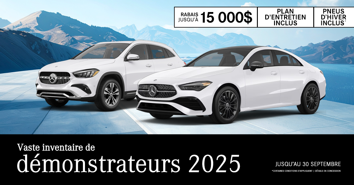DÉMONSTRATEURS 2025