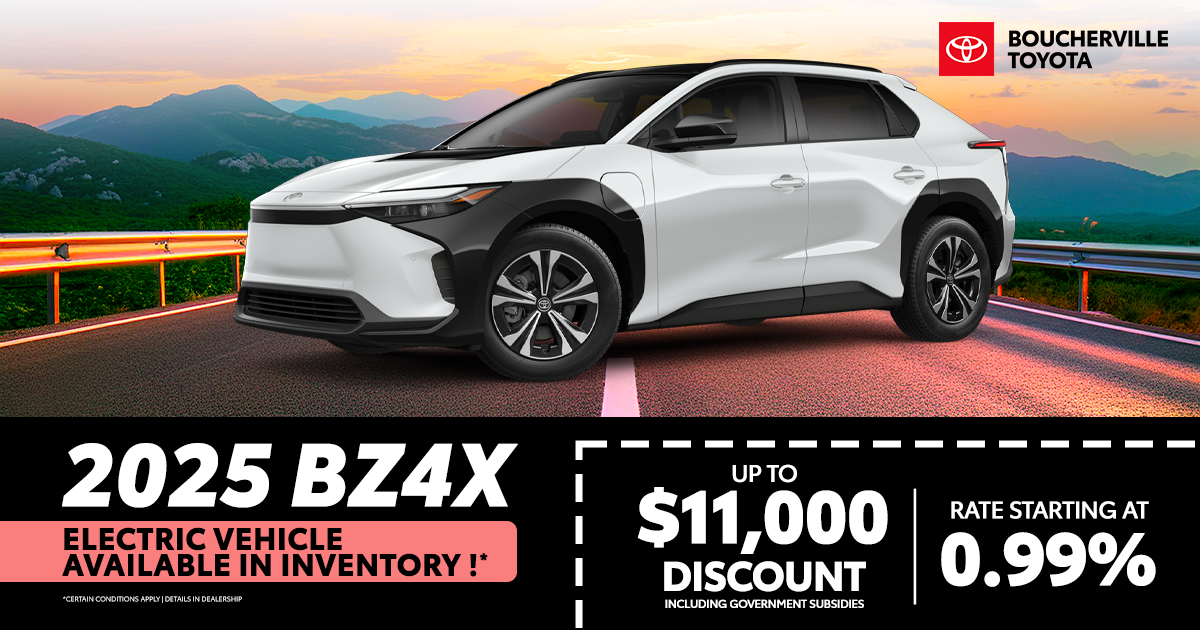 THE 2025 BZ4X NOW AVAILABLE !