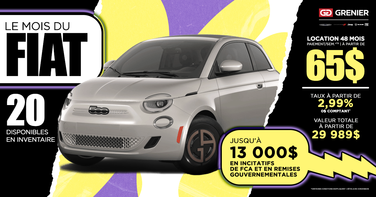 LE MOIS DU FIAT !