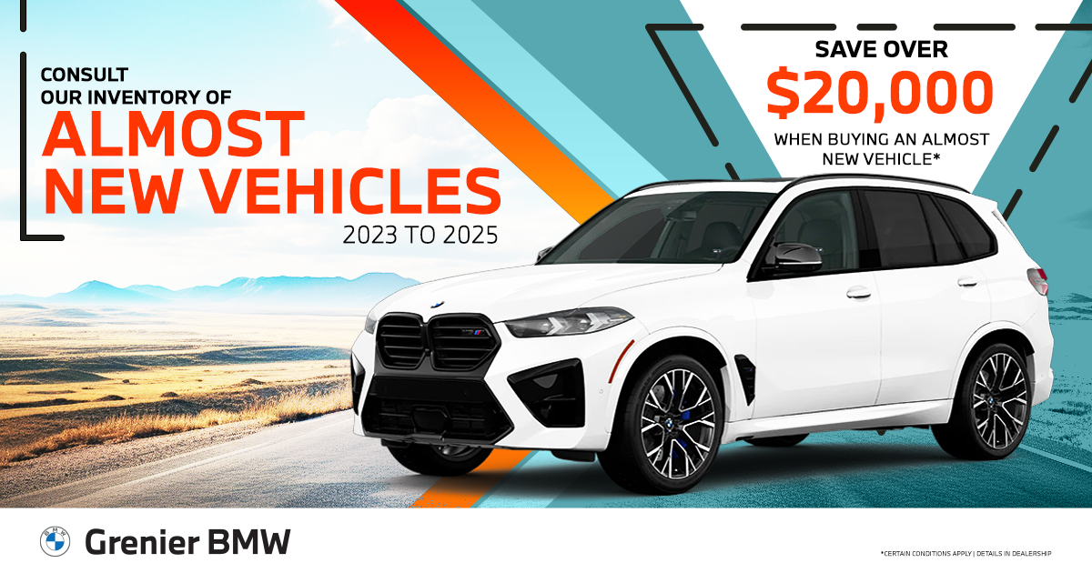 ALMOST NEW VEHICLES IN INVENTORY !