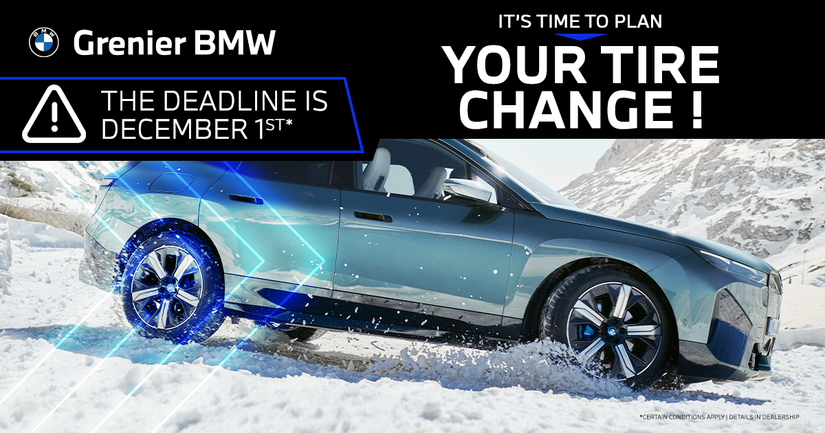 IT'S TIME TO PLAN YOUR TIRE CHANGE !