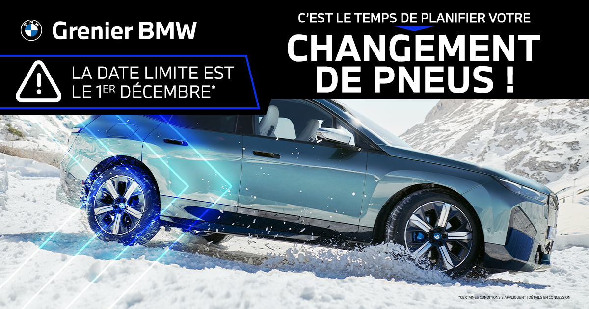 C'EST LE TEMPS DE PLANIFIER VOTRE CHANGEMENT DE PNEUS !