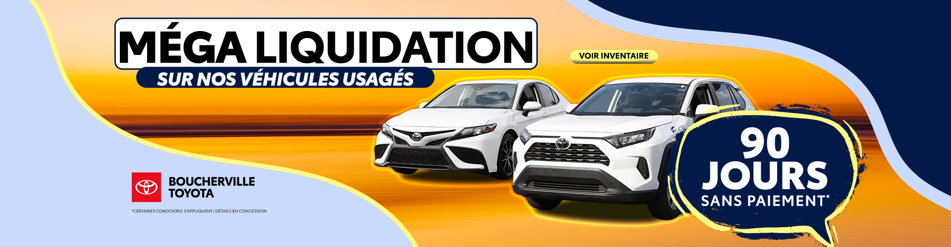 MÉGA LIQUIDATION SUR LES VÉHICULES USAGÉS !