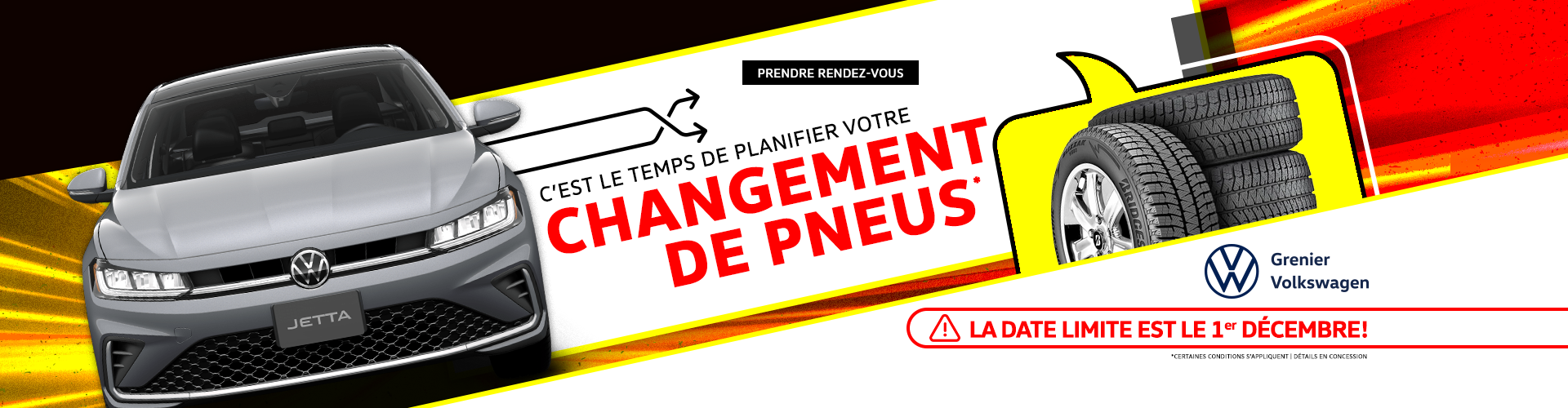 C'EST LE TEMPS DE PLANIFIER VOTRE CHANGEMENT DE PNEUS !