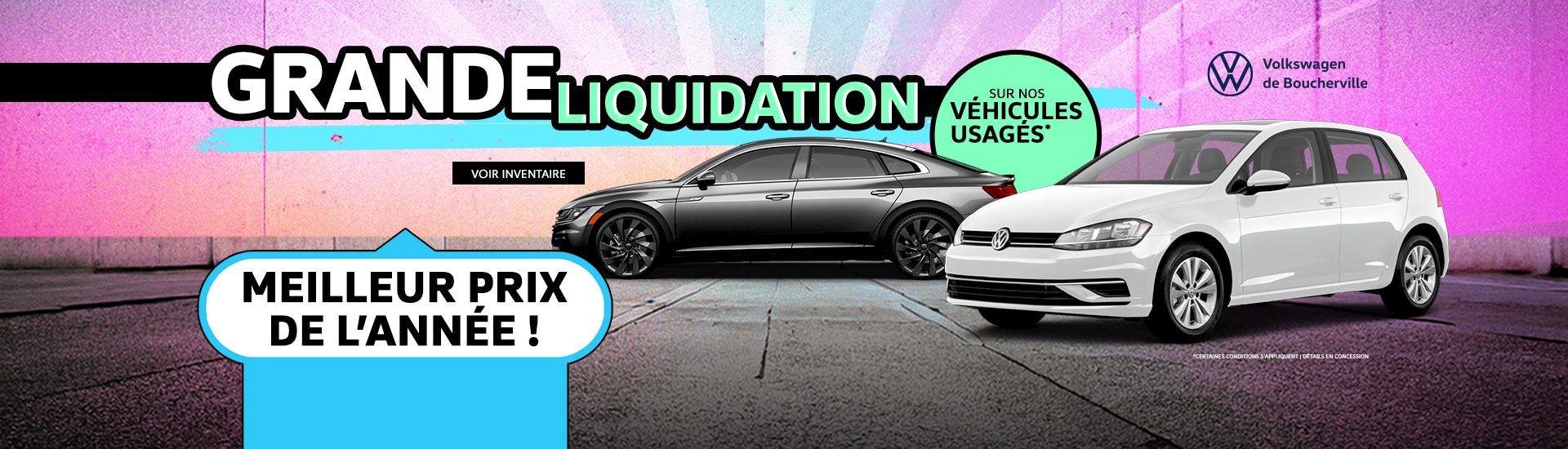 GRANDE LIQUIDATION SUR NOS VÉHICULES USAGÉS !