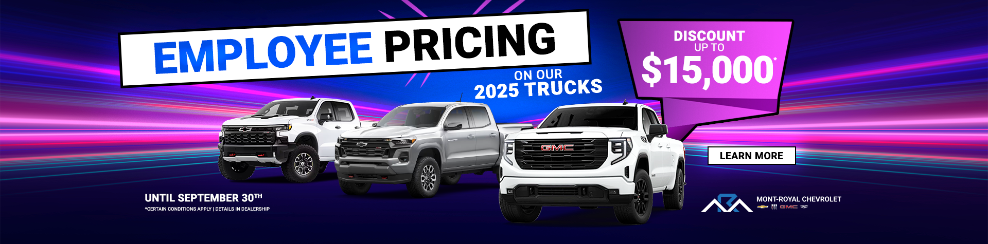 EMPLOYEE PRICING EVENT !