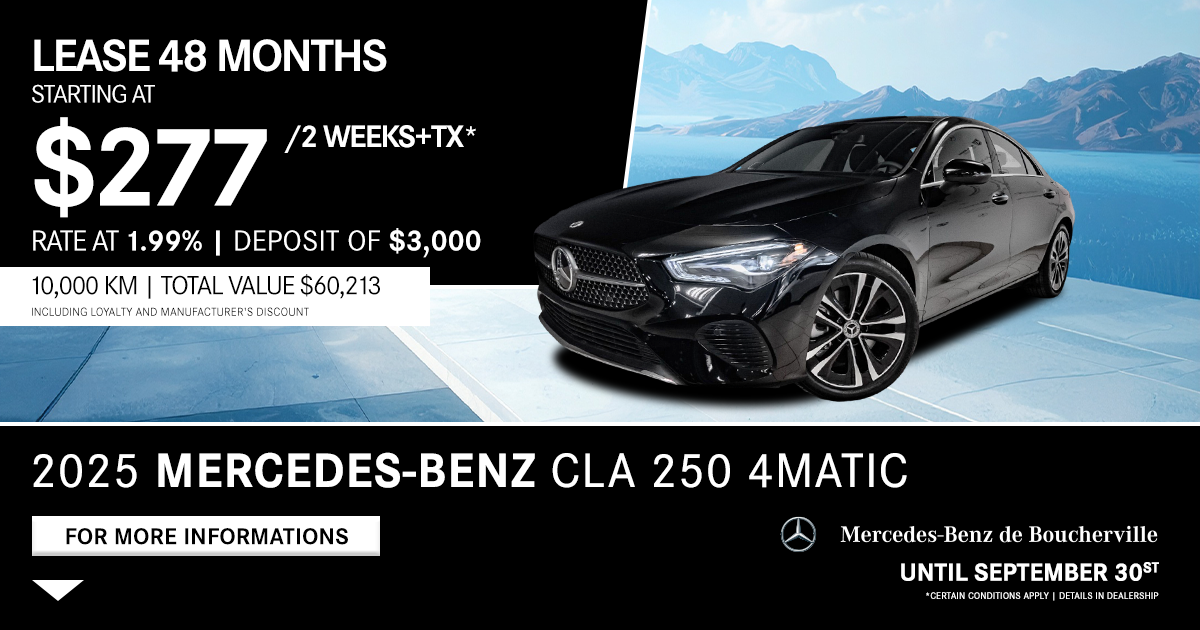 2025 CLA 250 4MATIC