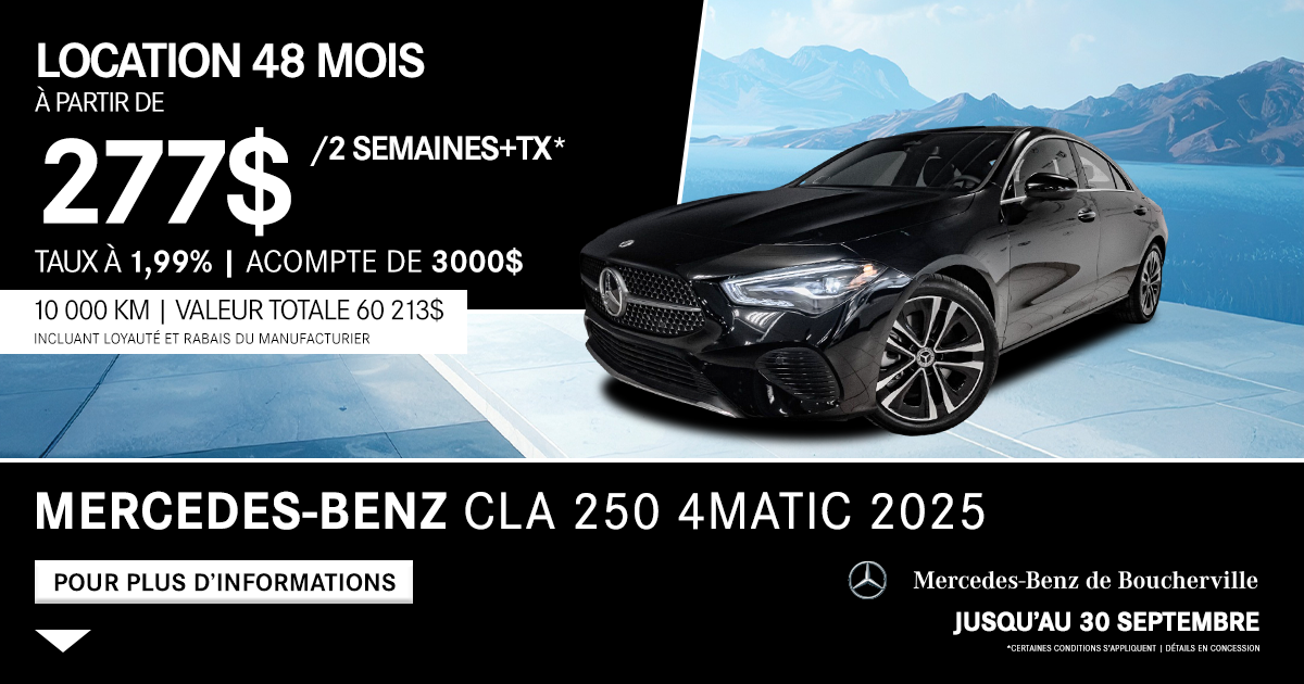CLA 250 4MATIC 2025