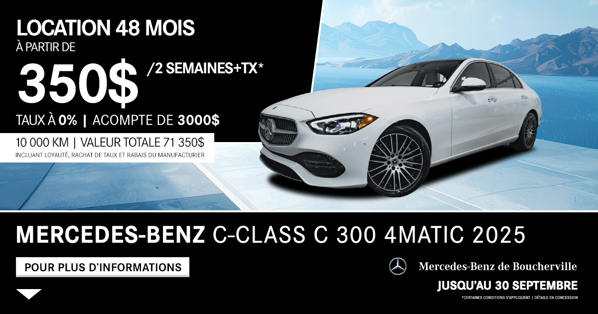 C-CLASS C 300 4MATIC 2025