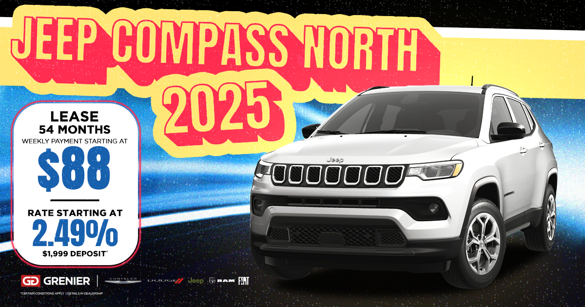 2025 JEEP COMPASS NORTH !