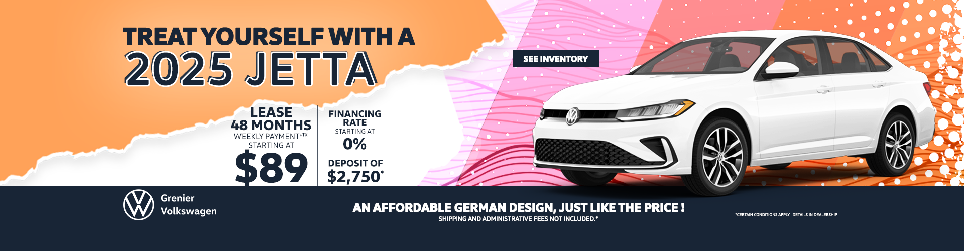 TREAT YOURSELF WITH A 2025 JETTA !